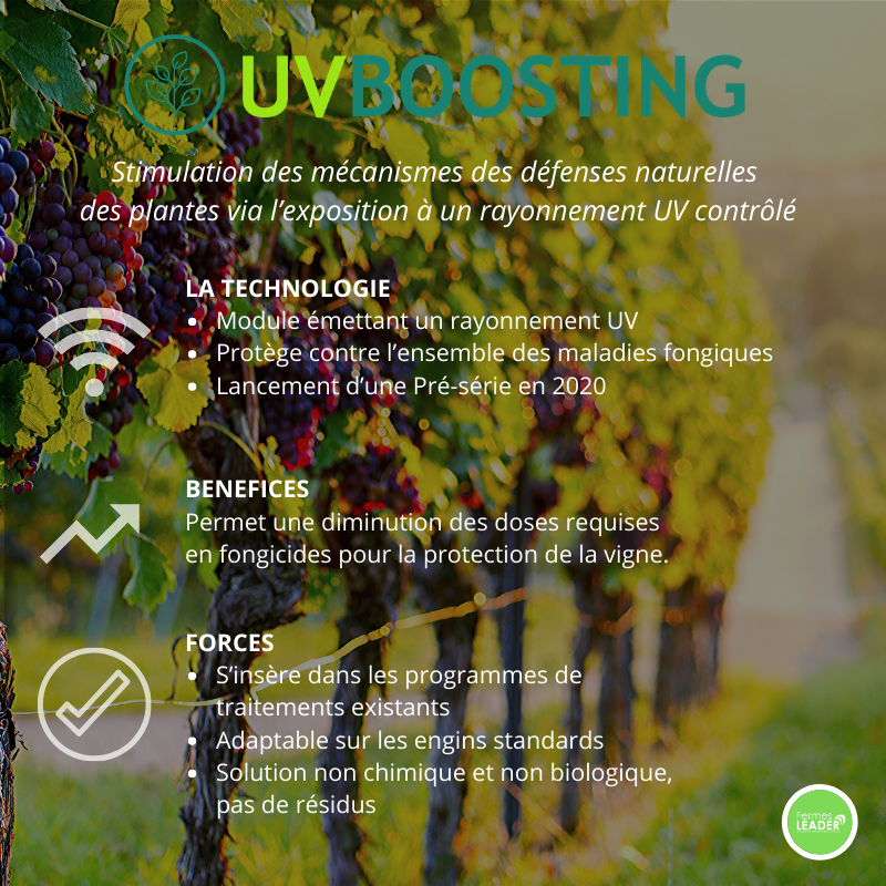 1jeudi1outil UV Boosting : Stimulation des mécanismes de défenses naturelles des plantes via l'exposition à un rayonnement UV contrôlé