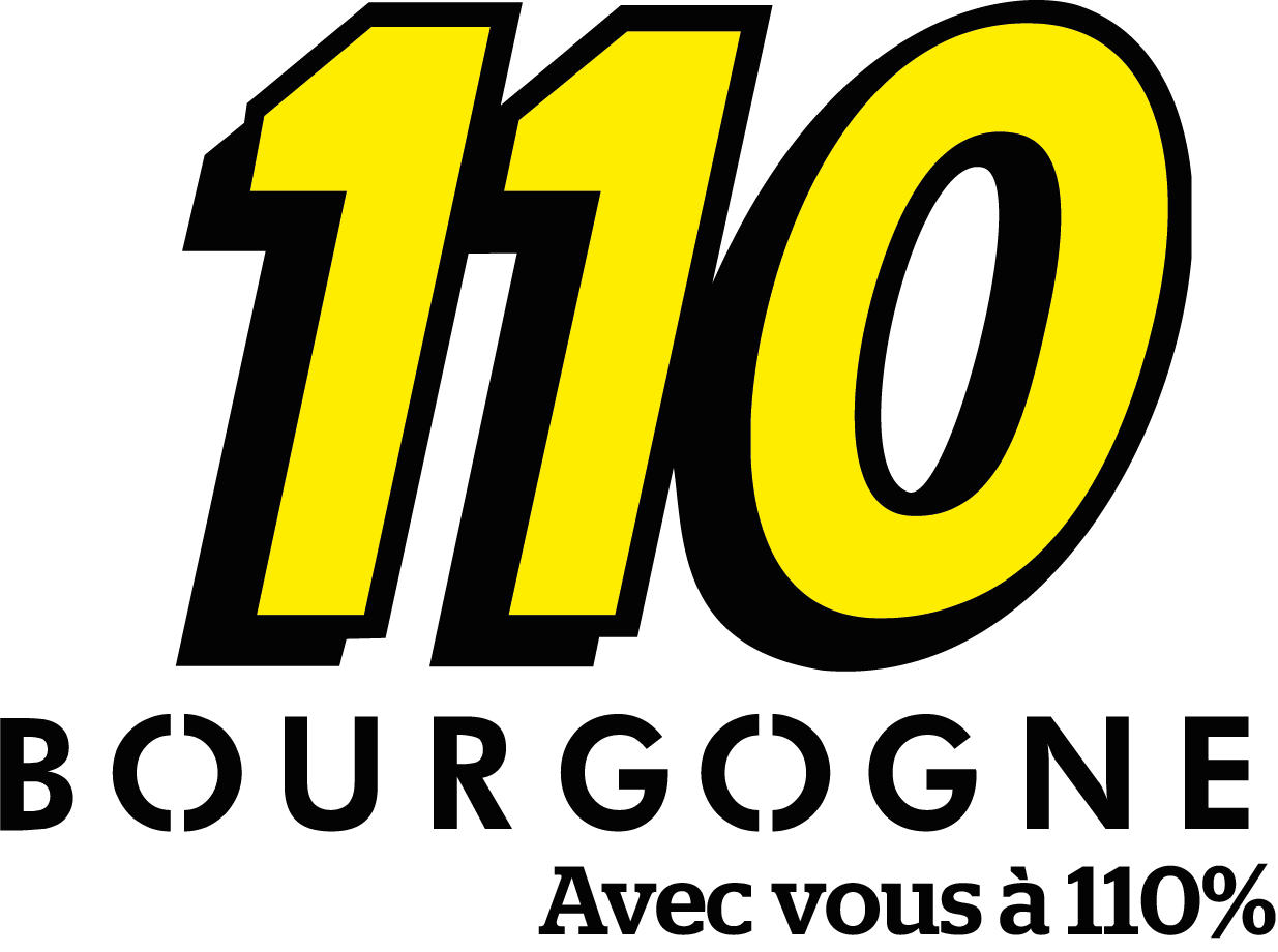 Logo 110 Bourgogne avec vous à 110%