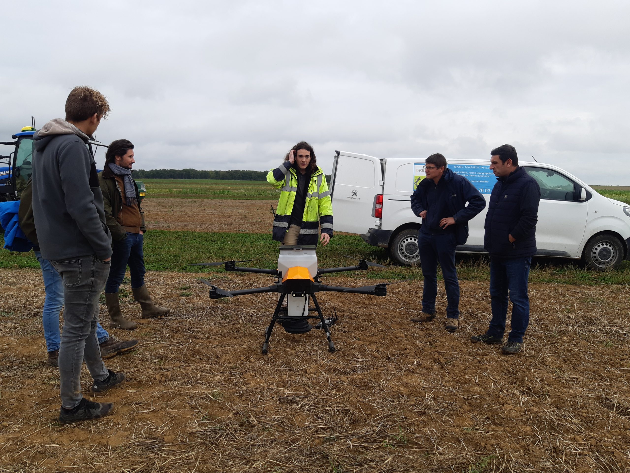 aleego openfield drone épandeur agricole aleego