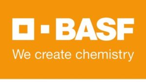 logo basf orange